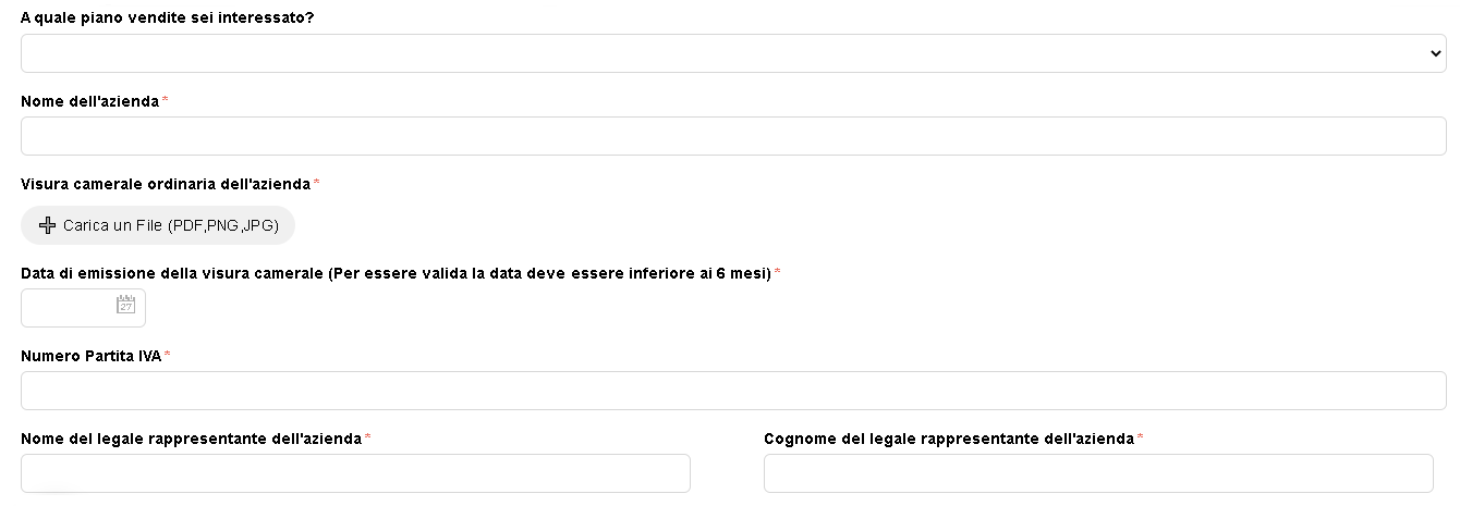Iscriviti come venditore