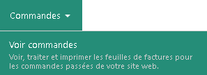 Vérifier vos commandes